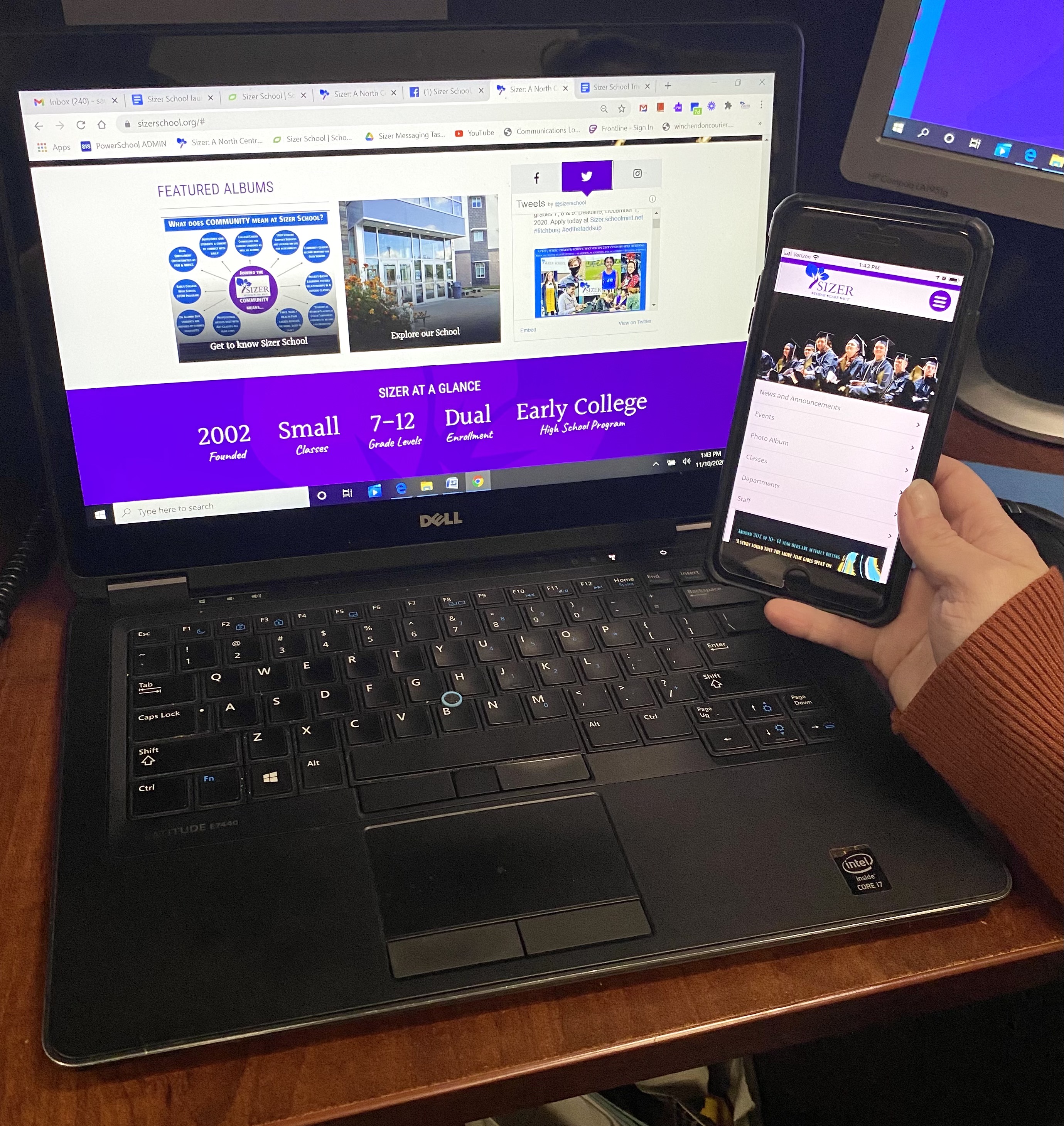 Sizer School website